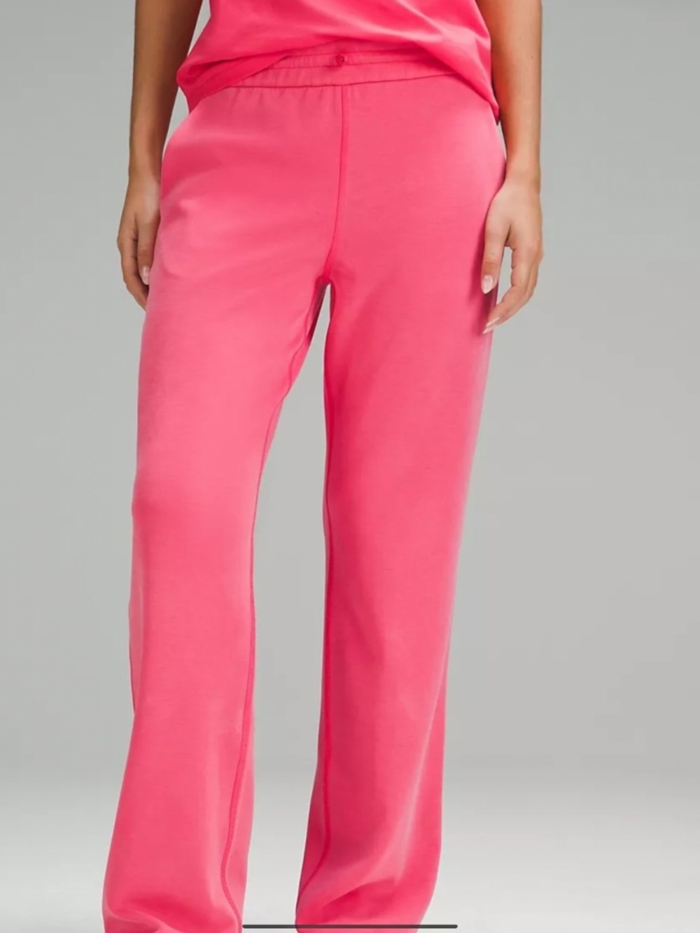 LULULEMON GLAZED PINK SOFTSTREME PANTS - LIKE NEW - SIZE 10